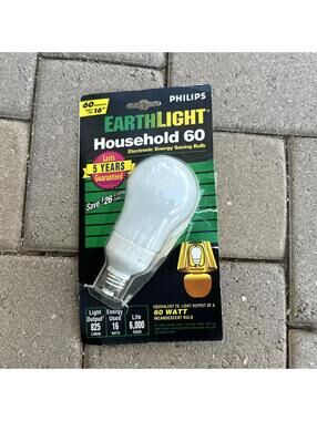 Philips Earthlight Household 60 Energy Saving Bulb